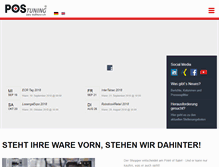 Tablet Screenshot of postuning.de